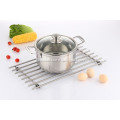 Mirror Polished Stainless Steel Sauce Pot with Lid